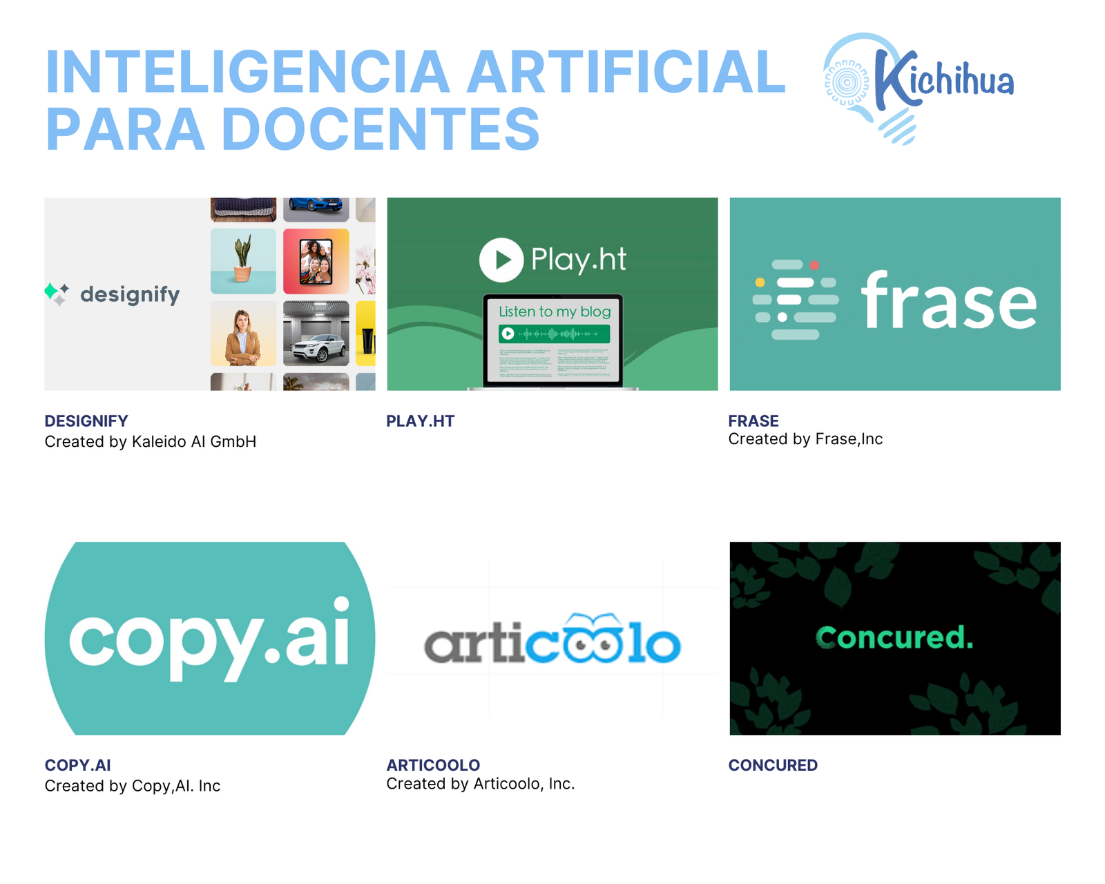 Inteligencia Artificial Para Docentes - Kichihua